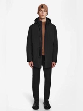 RUDSAK - NATAN MEN'S STRAIGHT HOODED DOWN PARKA